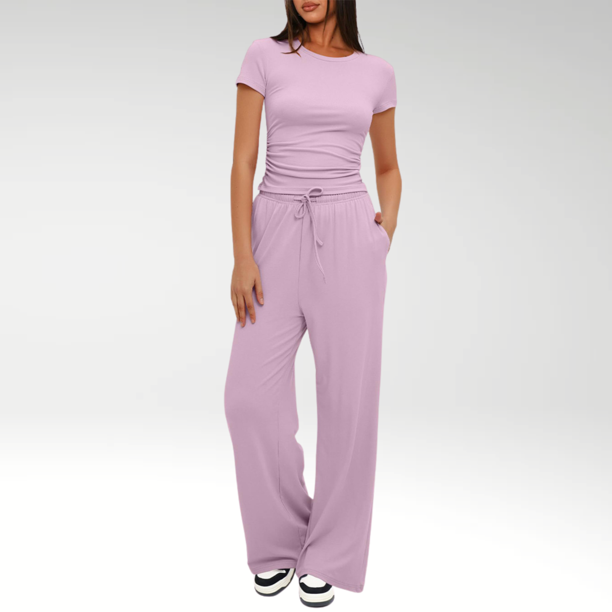 ElenaMarino Effortless Comfort Tweedelige Set Voor Vrouwen