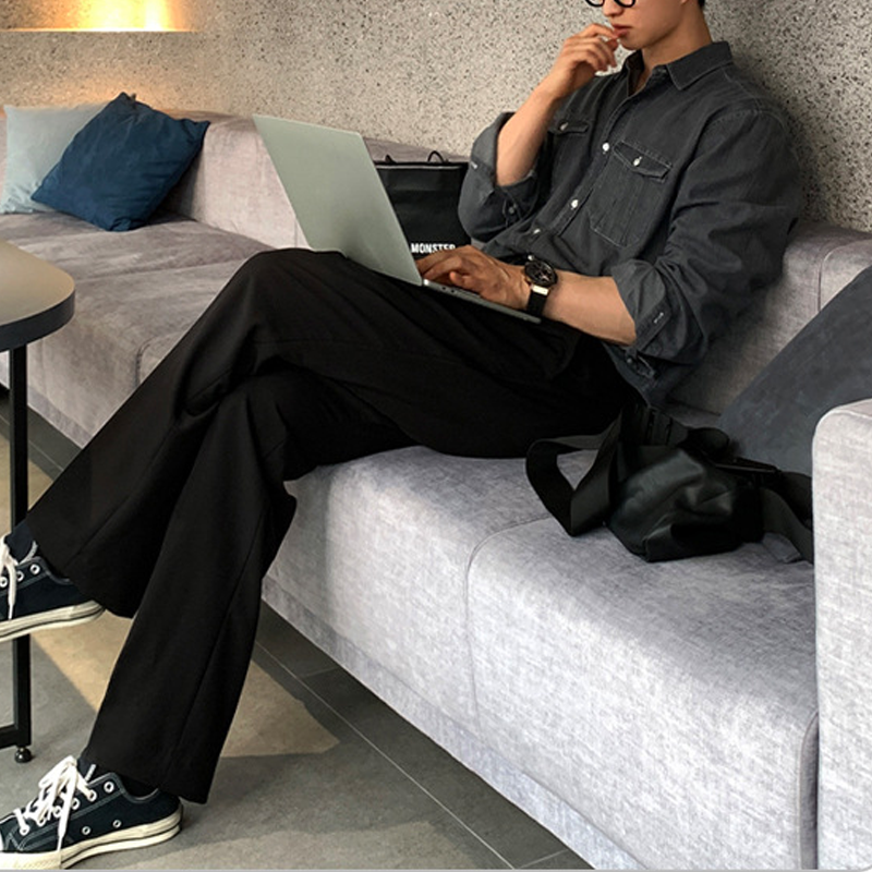 NicoloBellini Heren Denim Lange Mouwen Voor Mannen