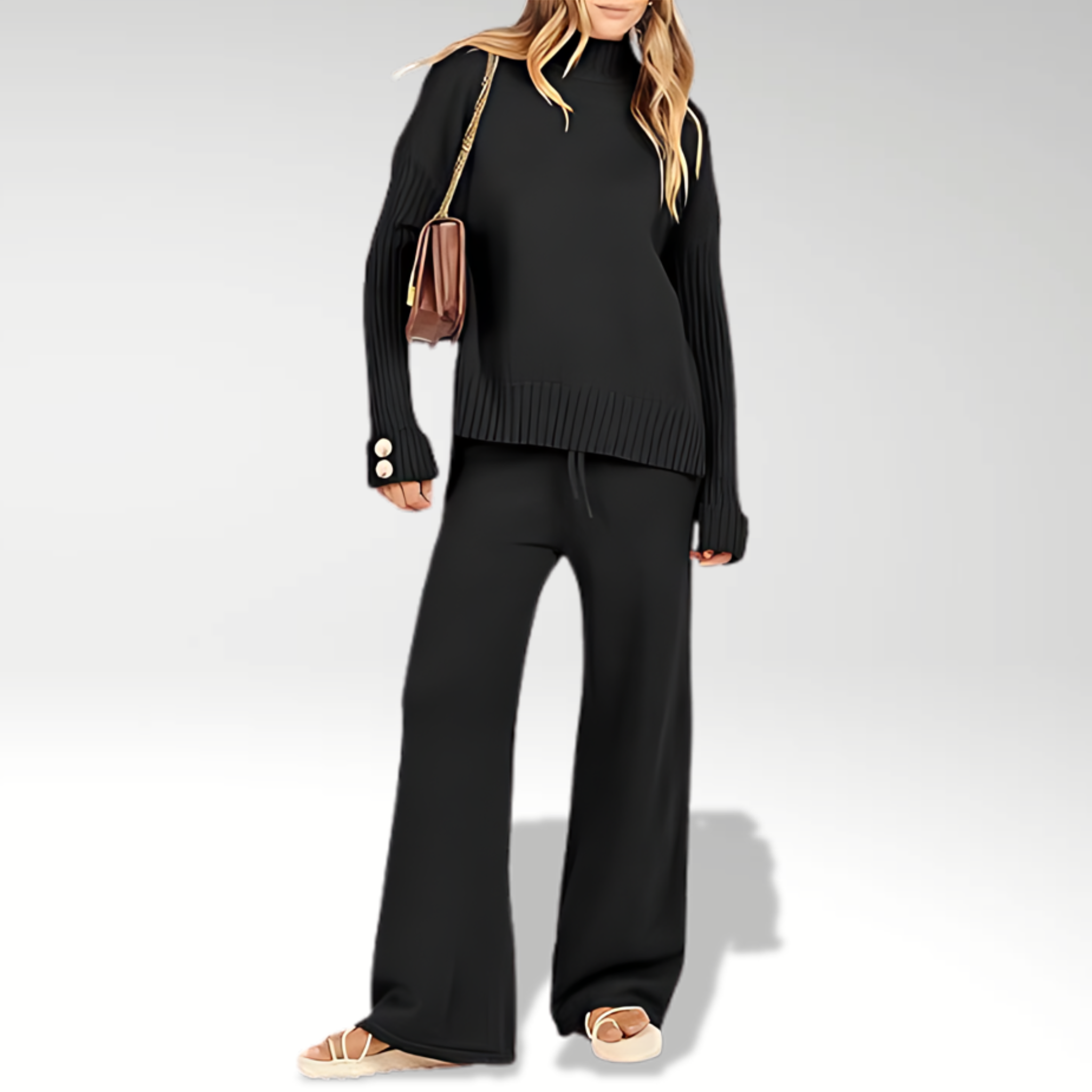 SofiaCalabrese Moeiteloze Elegantie Tweedelige Set Voor Vrouwen