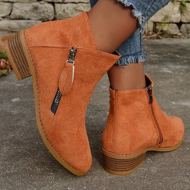 Maaike – Vintage-geïnspireerde dames enkellaarsjes