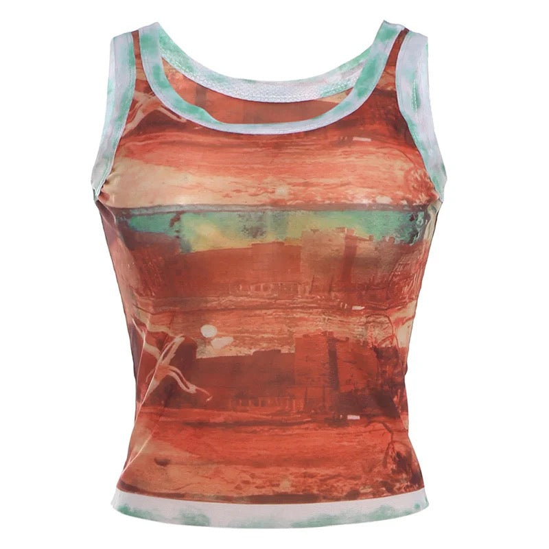 Amara – Dames Tanktop met Kleurverloop
