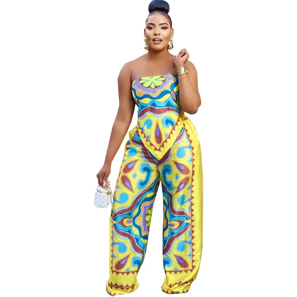 RosaFiore™-Hemd + Rechte Broek Set