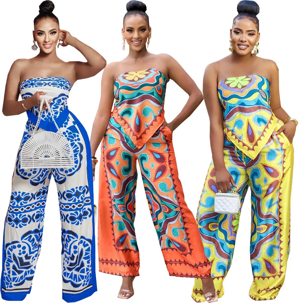 RosaFiore™-Hemd + Rechte Broek Set