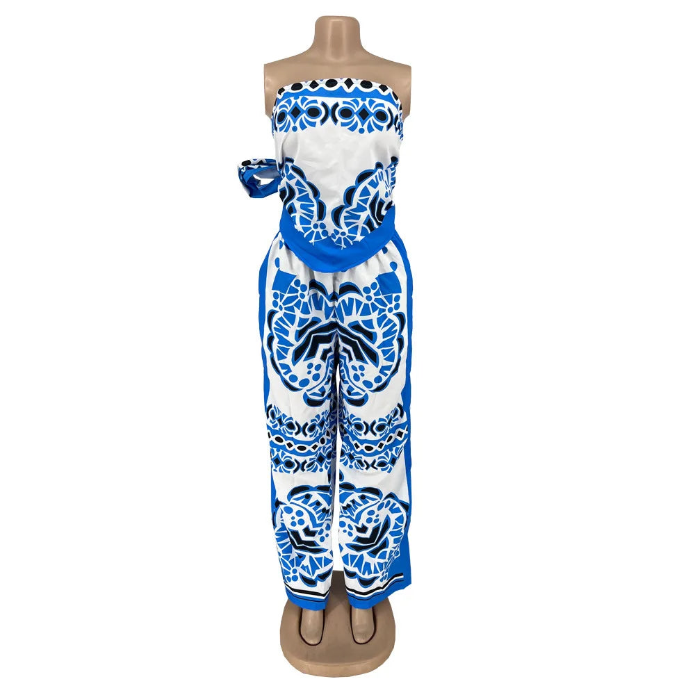 RosaFiore™-Hemd + Rechte Broek Set
