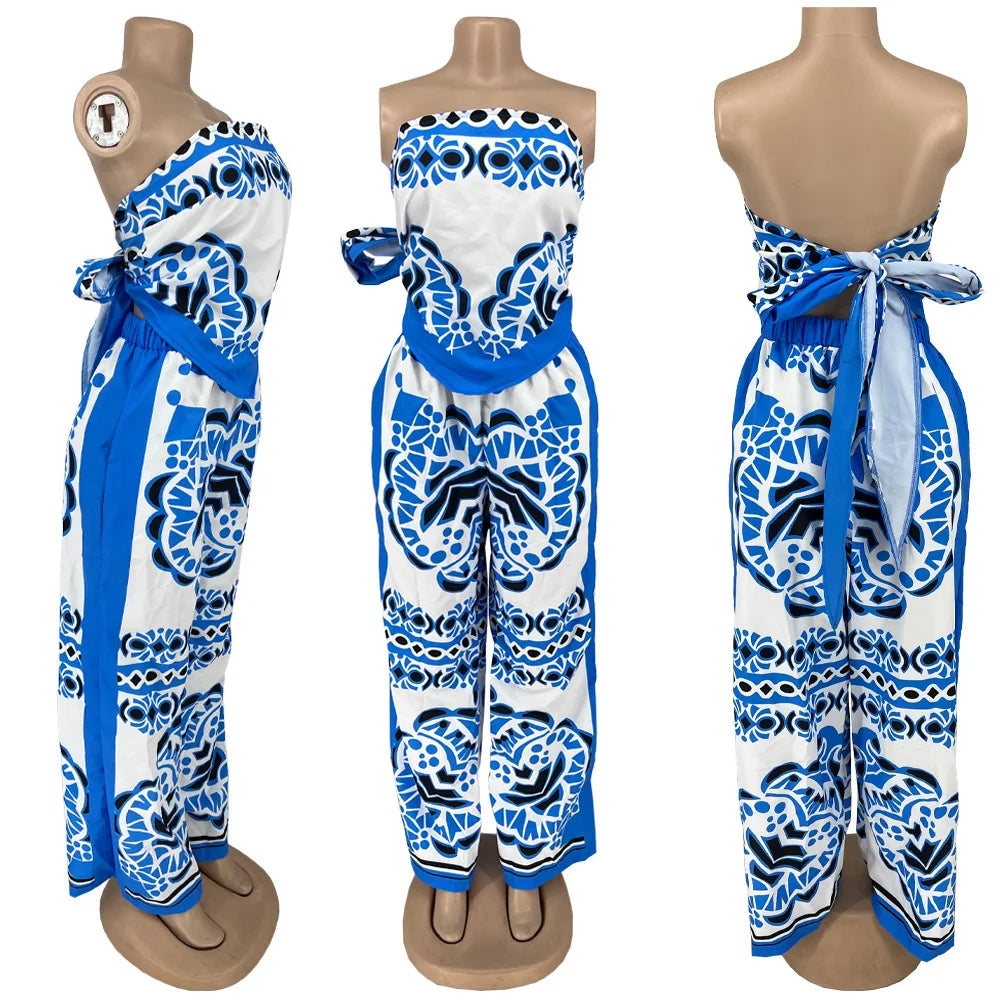 RosaFiore™-Hemd + Rechte Broek Set