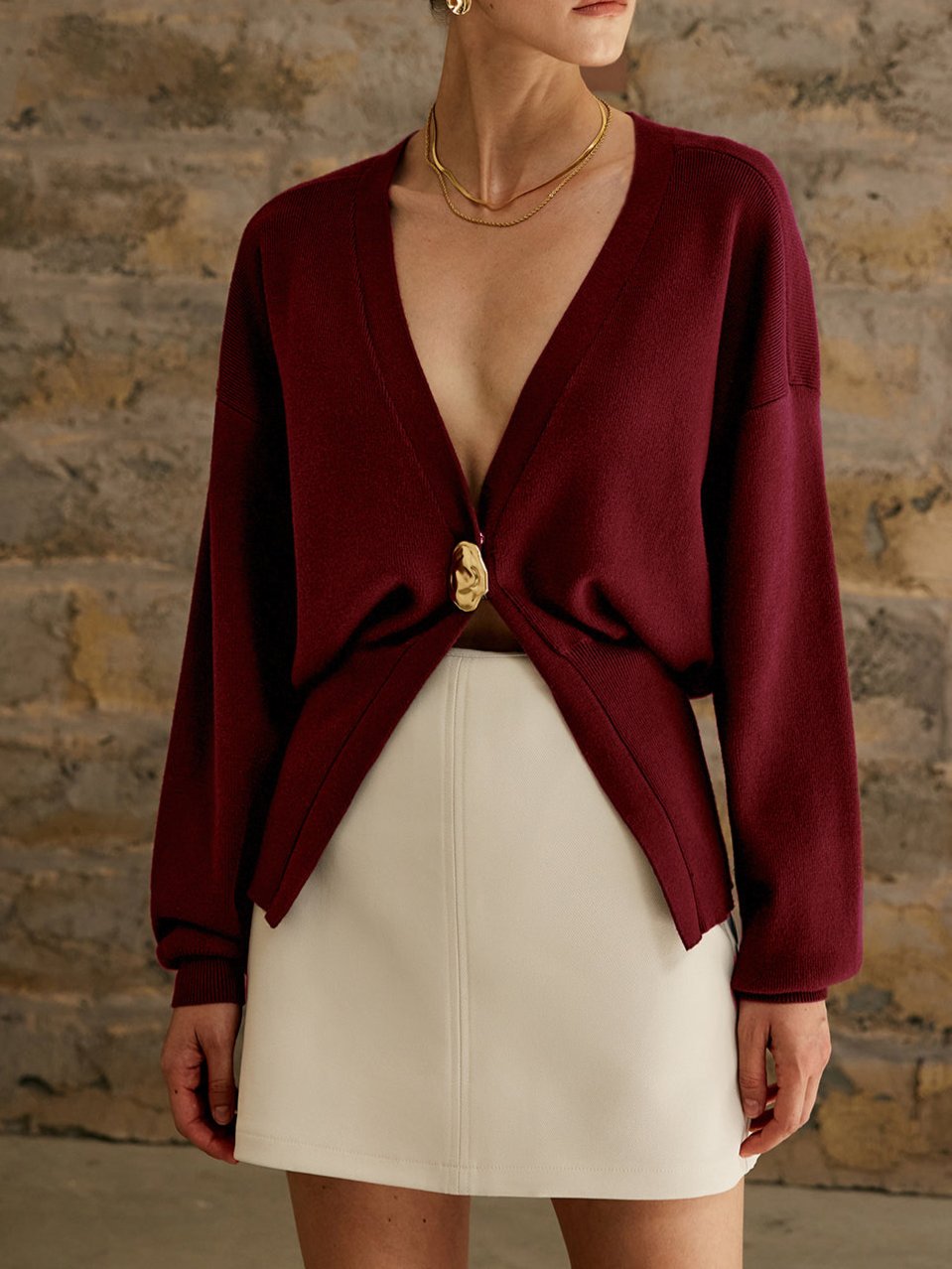 Chiara – Elegante Damescardigan met Knoopsluiting