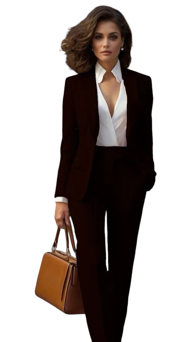 Alessandra – Dames Comfortabele en Stijlvolle Blazer & Broek Set