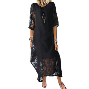 Isabella – Luchtige Zomerjurk voor Dames in Midi-lengte