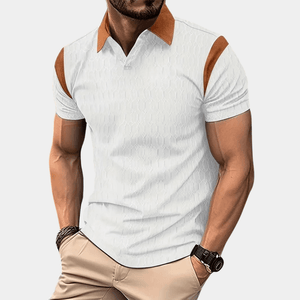 Marcello – Heren Poloshirt met Patroon voor Casual & Nettere Gelegenheden