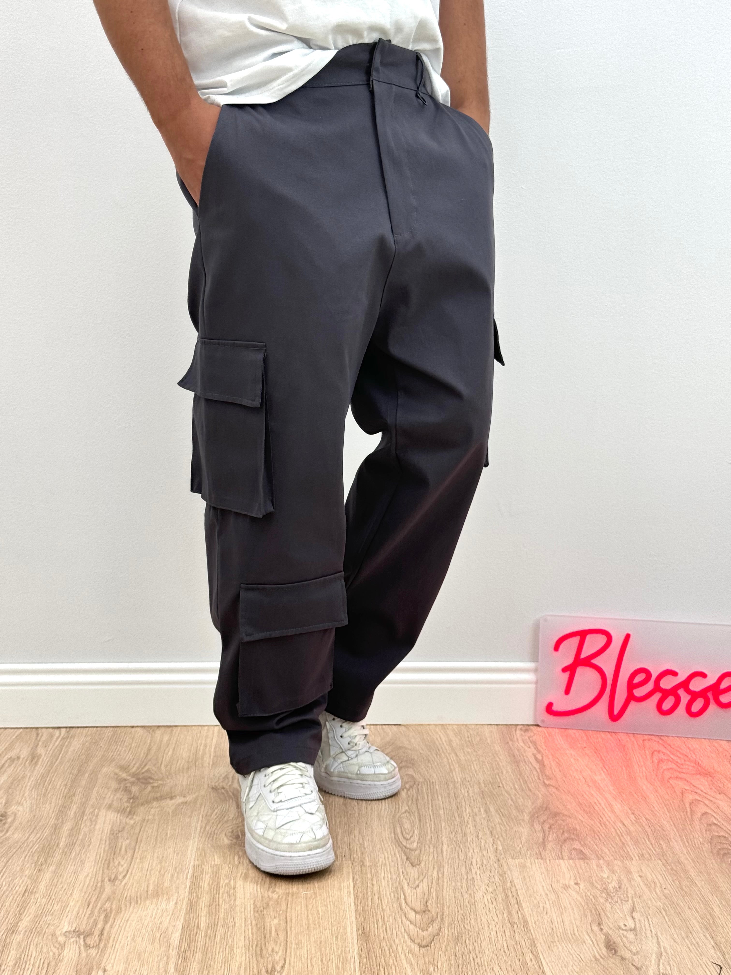 LorenzoMoretti Multi-pocket broek