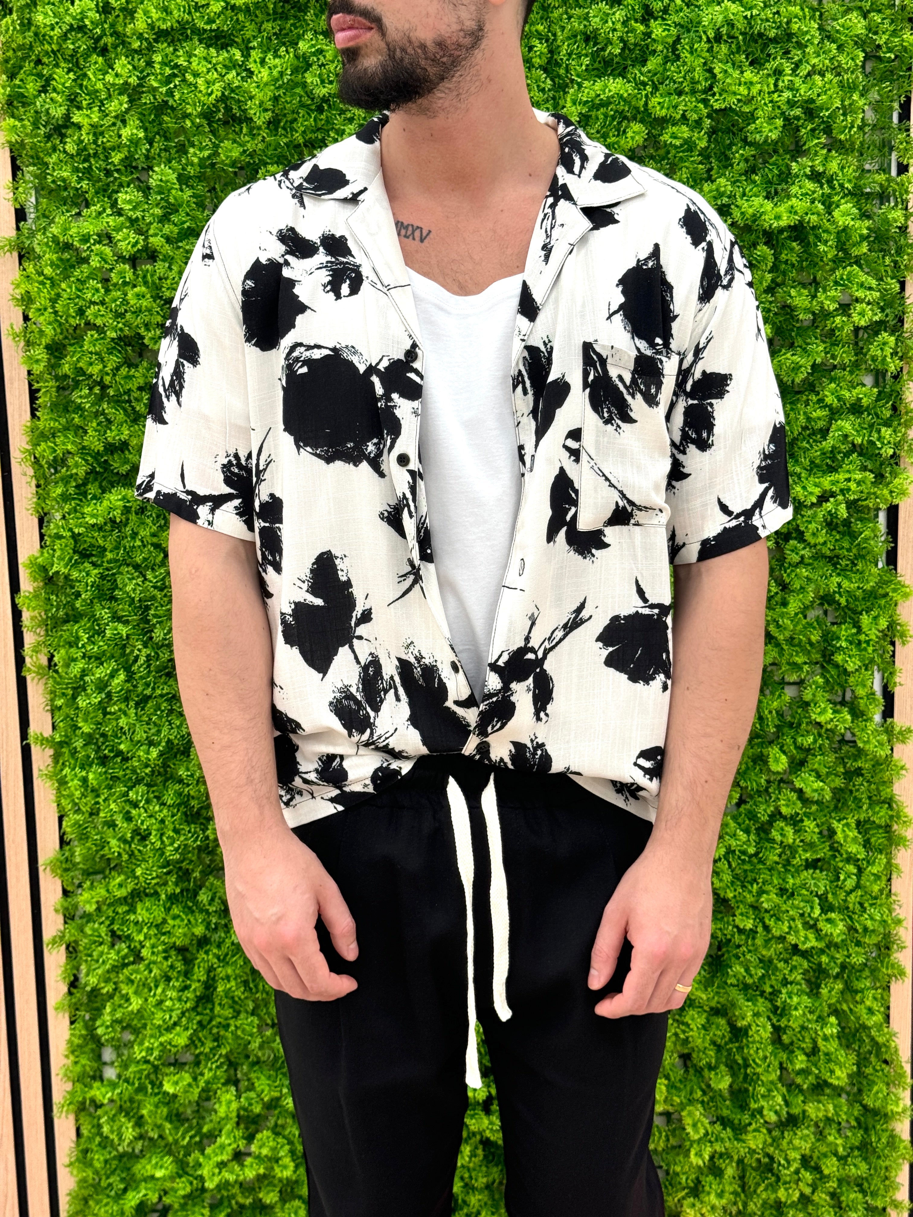 RenzoVitali Mykonos overhemd met patroon