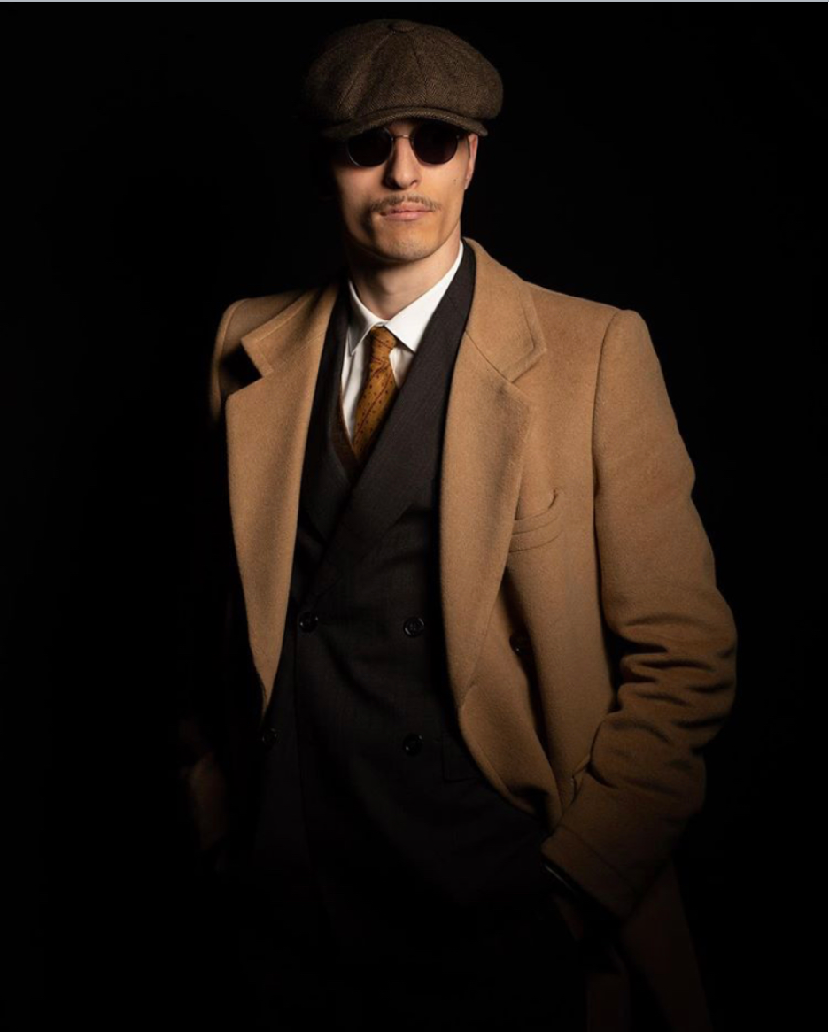 PaoloVerdi Klassieke Platte Pet Voor Mannen