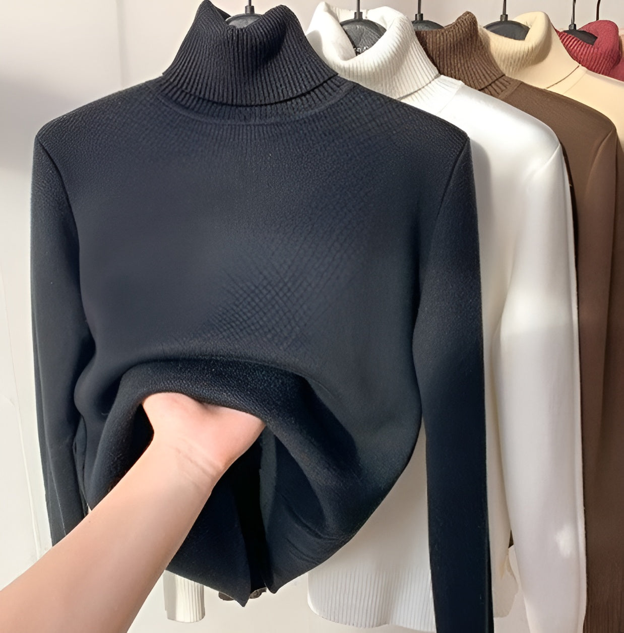 Clara – Zachte Gebreide Coltrui voor Dames