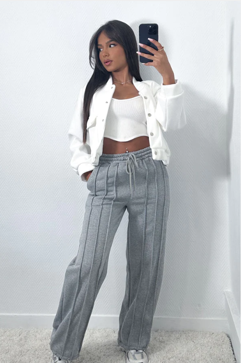 Antonio Stripesi™ - Dames Sweatbroek met ontspannen strepen