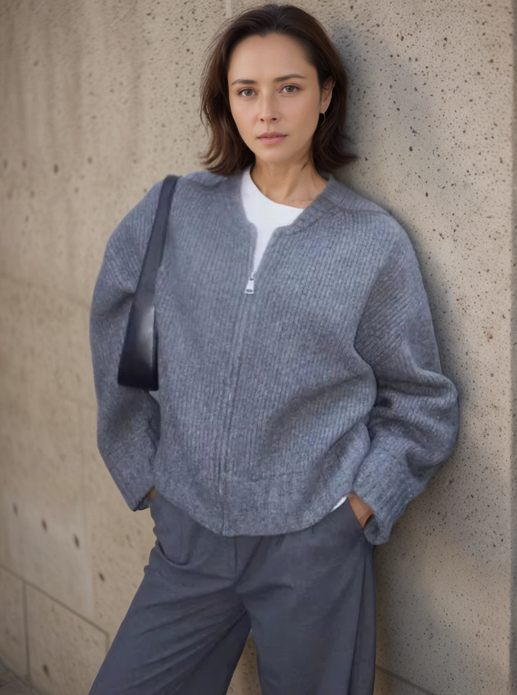 Isabella – Tijdloze Gebreide Dames Gilet
