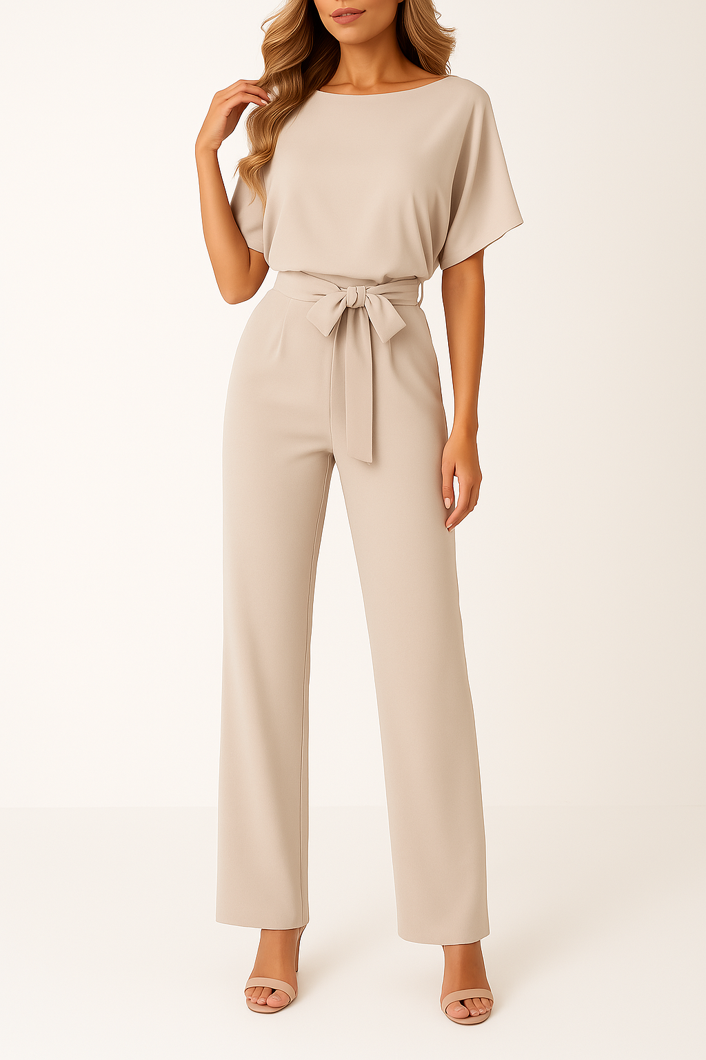 Isabella – Elegante Dames Jumpsuit met Wijde Pijpen