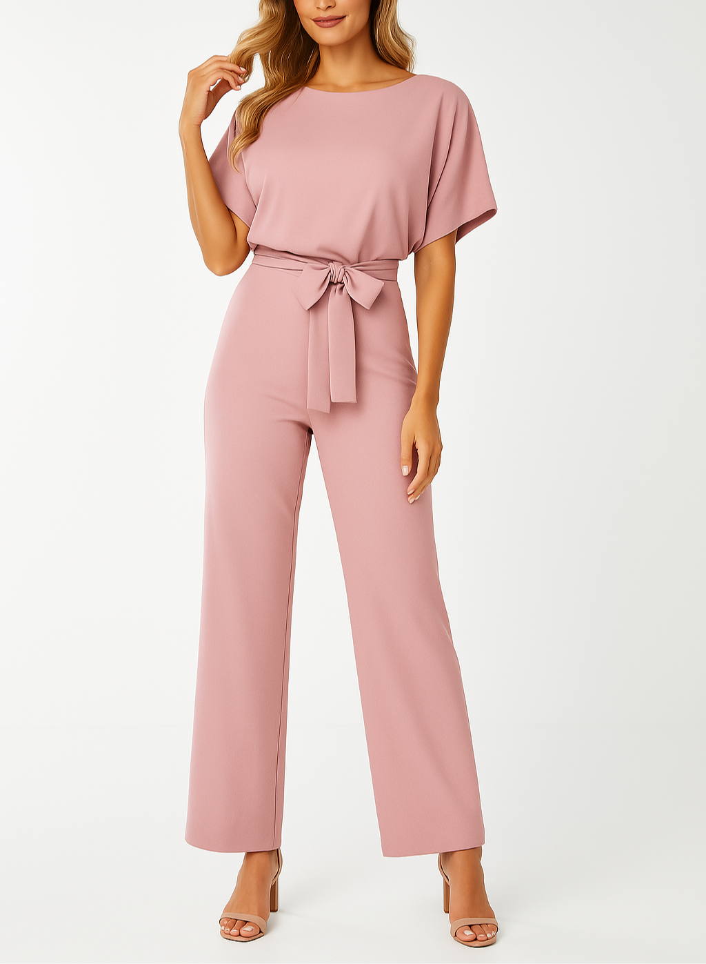 Isabella – Elegante Dames Jumpsuit met Wijde Pijpen