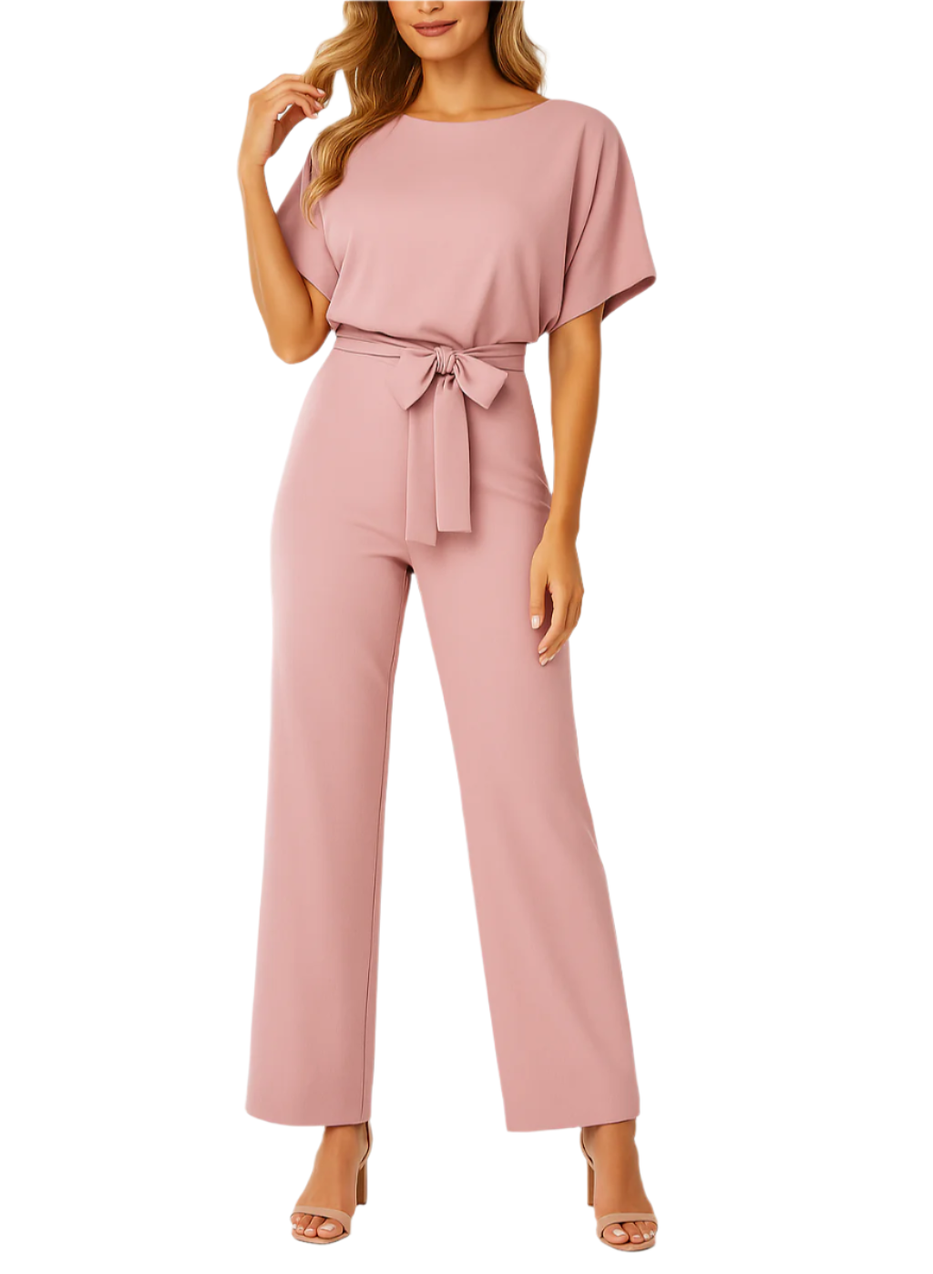 Isabella – Elegante Dames Jumpsuit met Wijde Pijpen