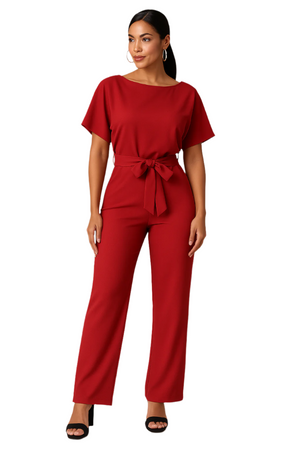 Isabella – Elegante Dames Jumpsuit met Wijde Pijpen