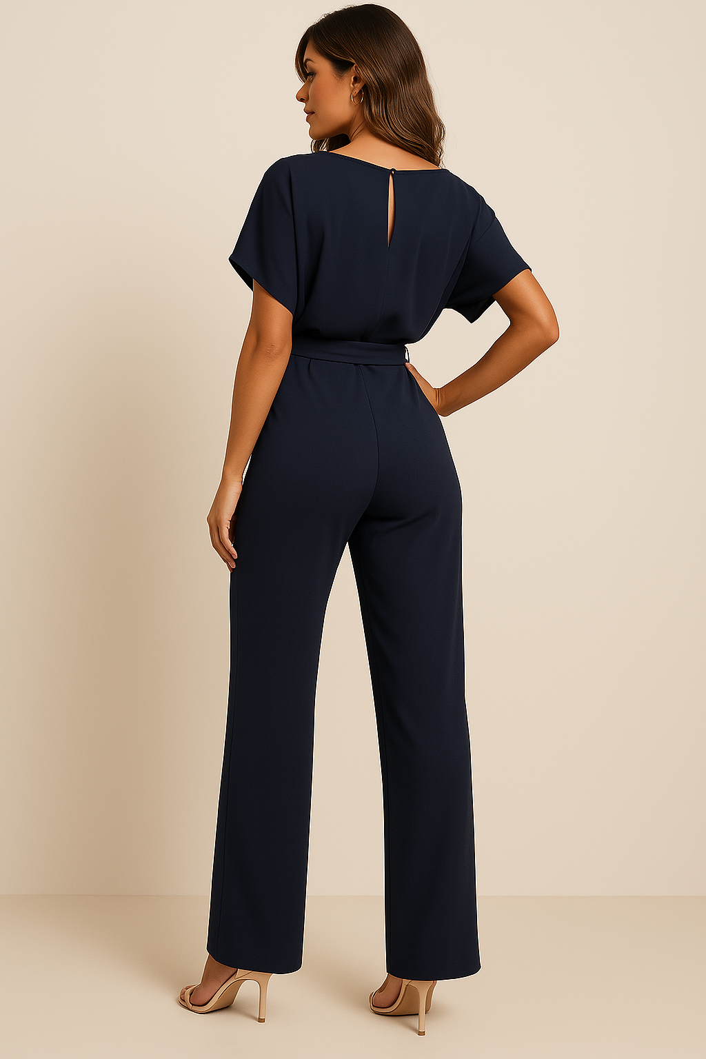 Isabella – Elegante Dames Jumpsuit met Wijde Pijpen