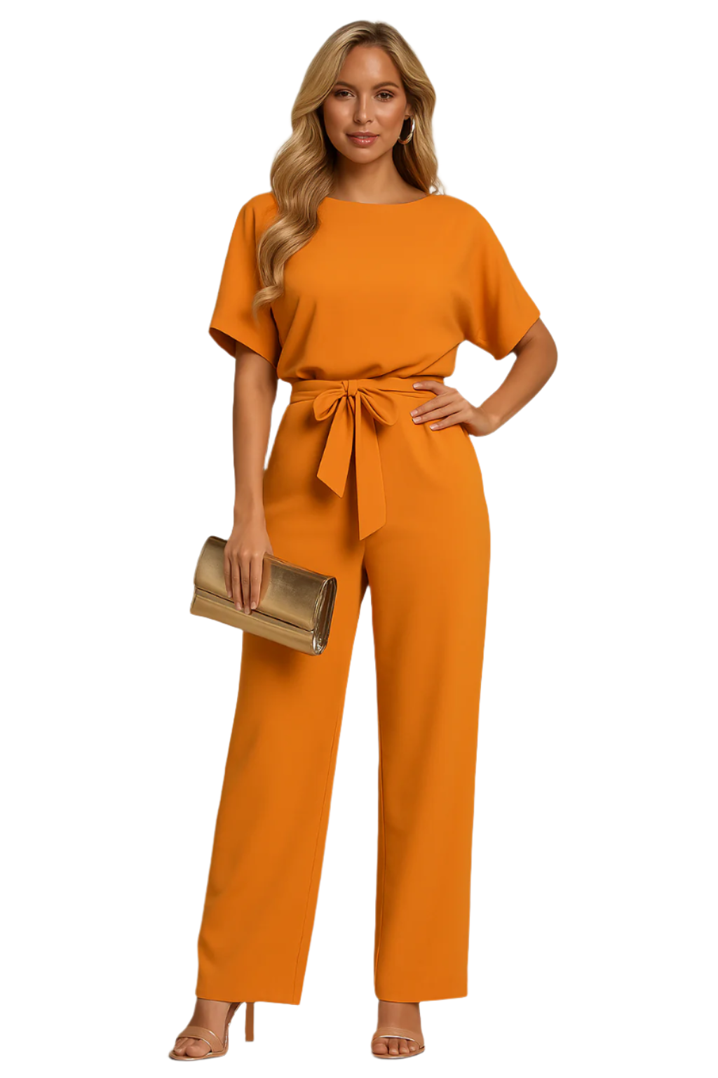 Isabella – Elegante Dames Jumpsuit met Wijde Pijpen