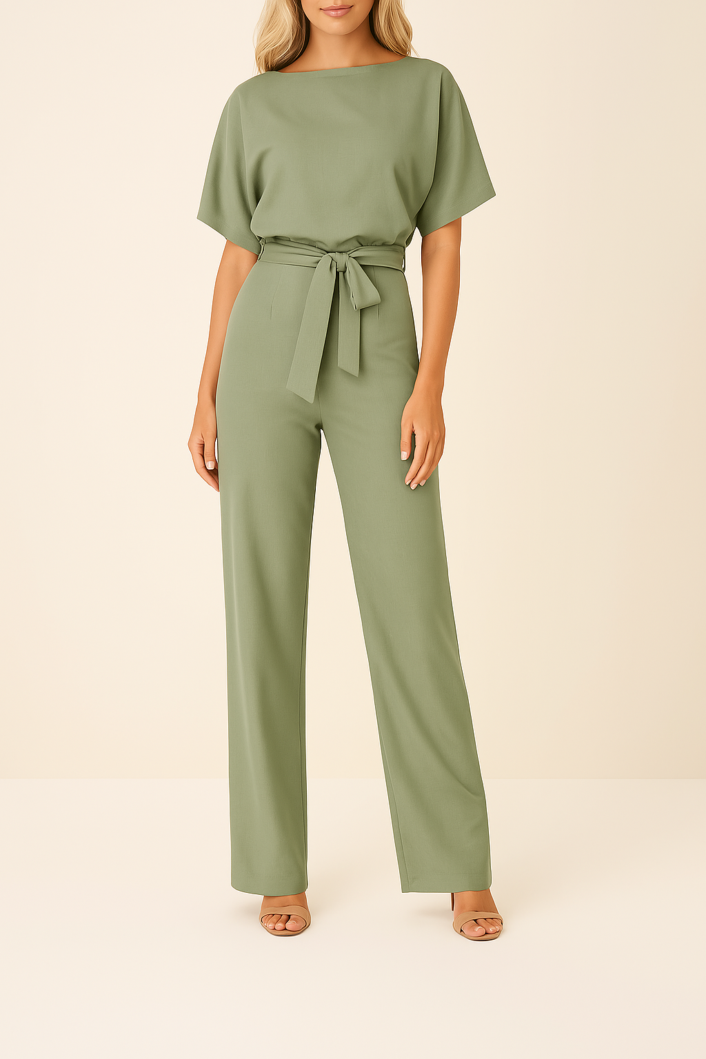 Isabella – Elegante Dames Jumpsuit met Wijde Pijpen