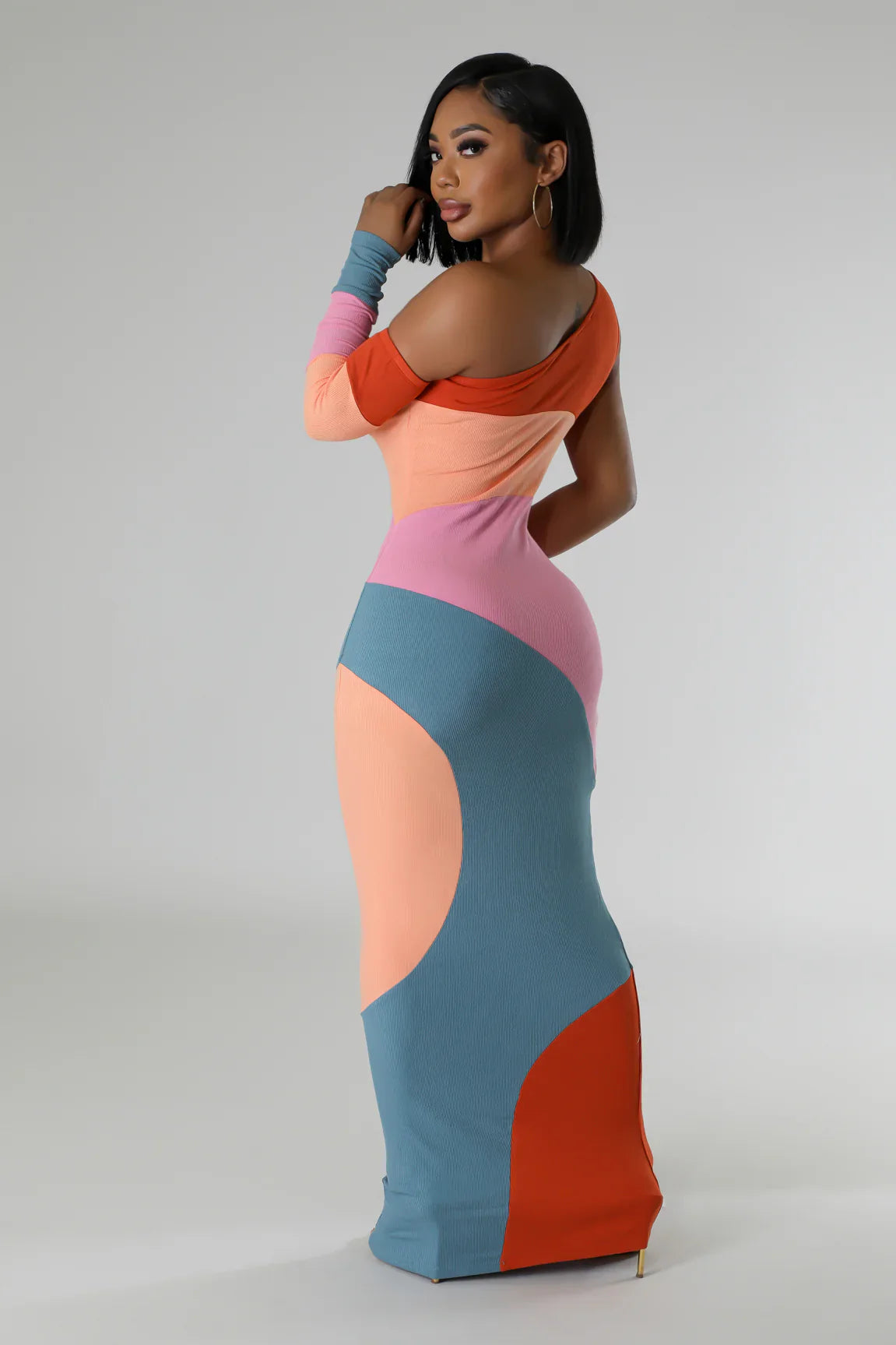 CarlottaBianchi Abstracte Maxi-jurk