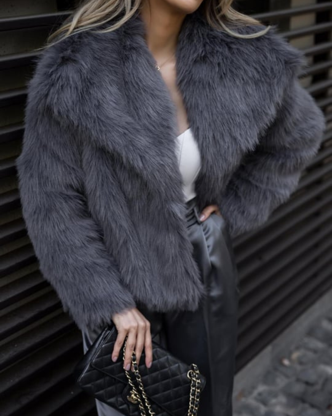 Sofia – Luxe Faux Fur Winterjas voor Dames
