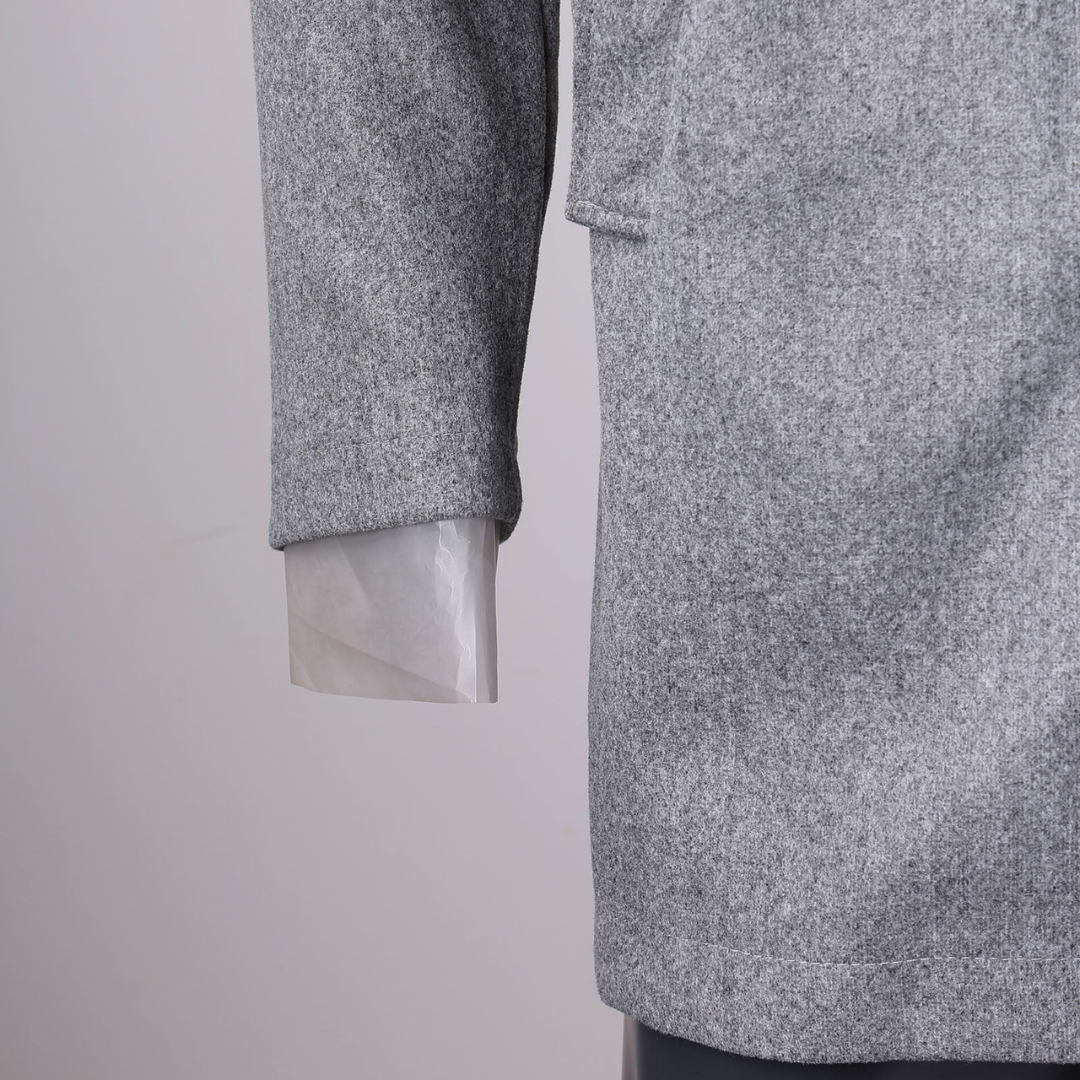 MarcoGrimaldi Getailleerde Klassieke Halflange Jas Voor Mannen