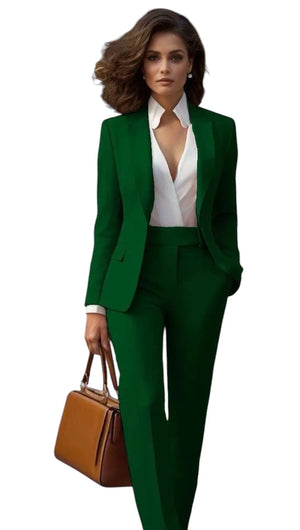 Alessandra – Dames Comfortabele en Stijlvolle Blazer & Broek Set