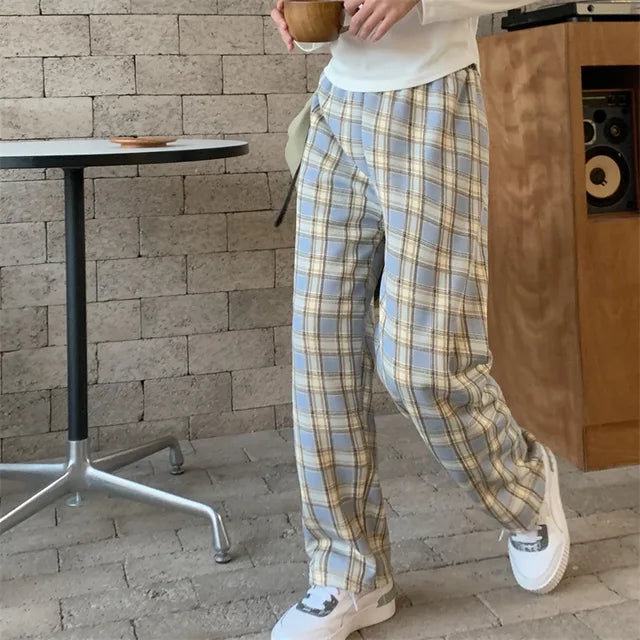 PrestigioPlaid™️ Plush Plaid Broek