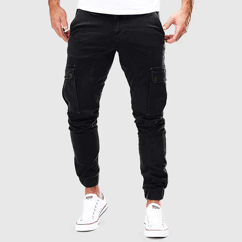 PietroConti Slim Fit Cargobroek Voor Heren