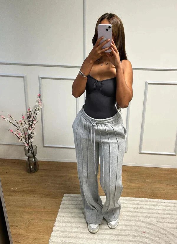 Antonio Stripesi™ - Dames Sweatbroek met ontspannen strepen