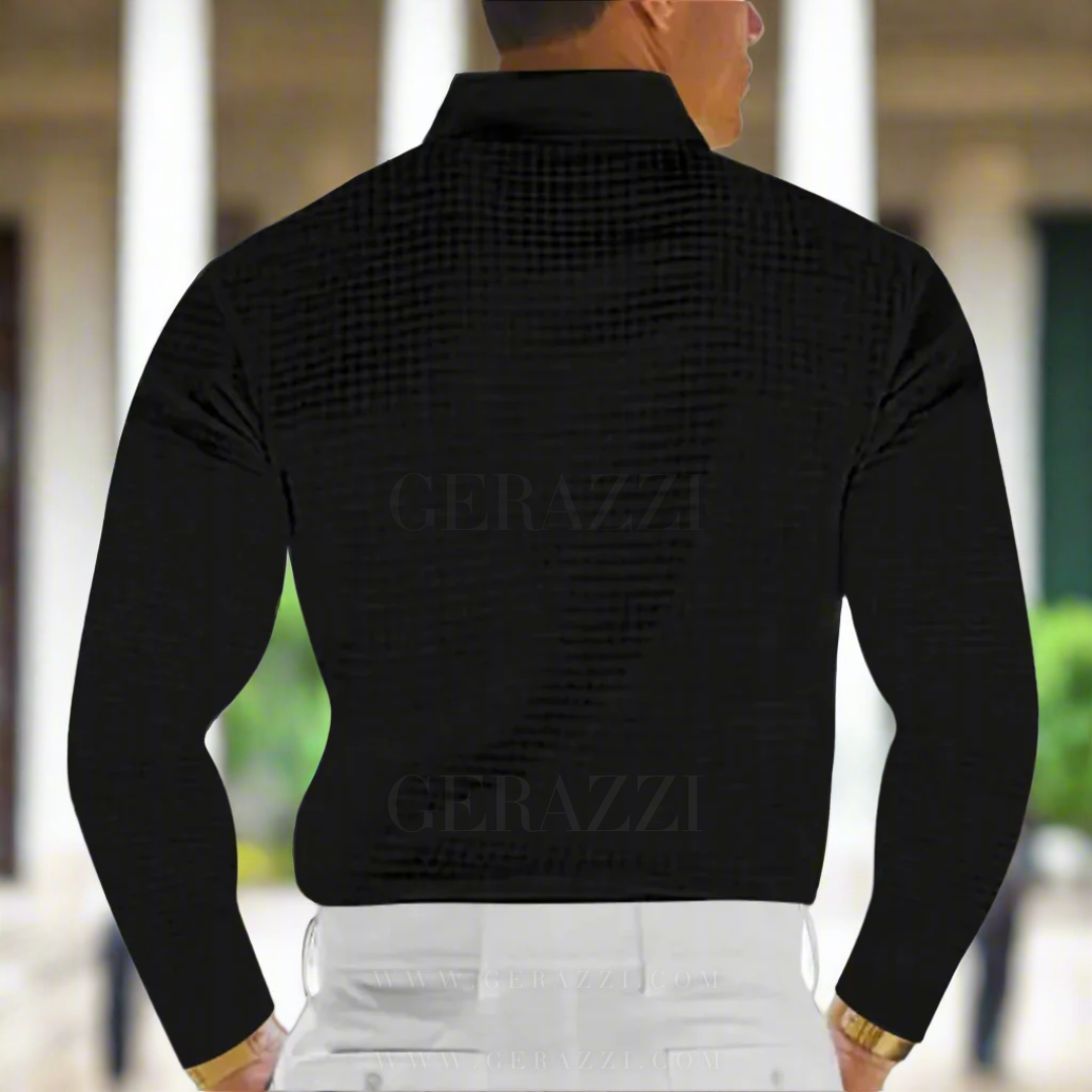 Lorenzo – Gebreide Heren Sweater Polo