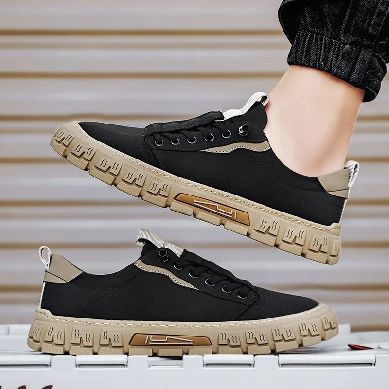 VitoTarpini™ Heren trendy zeildoek casual flats