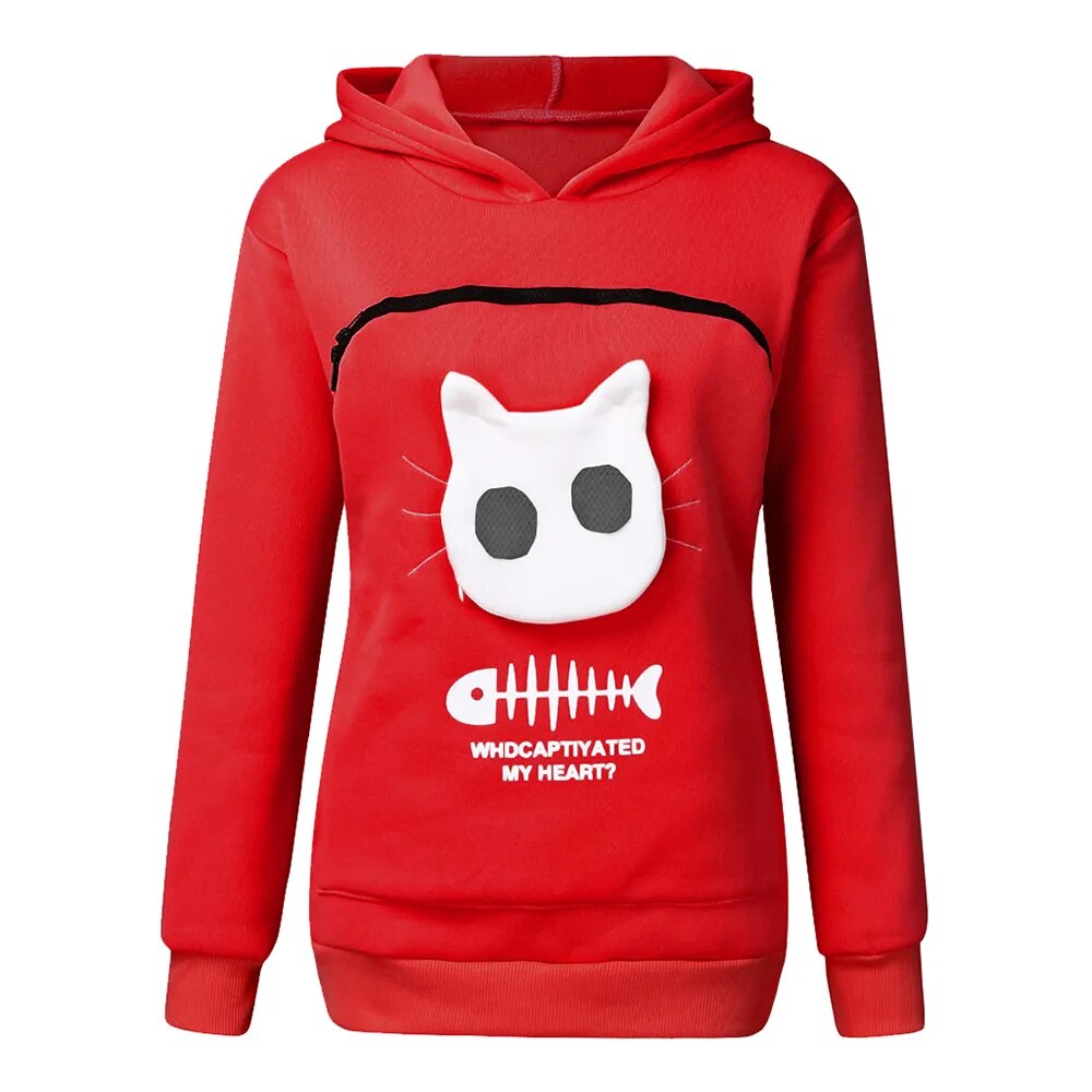 MeowModa Cat Lovers Knuffelbuidel Hoodie