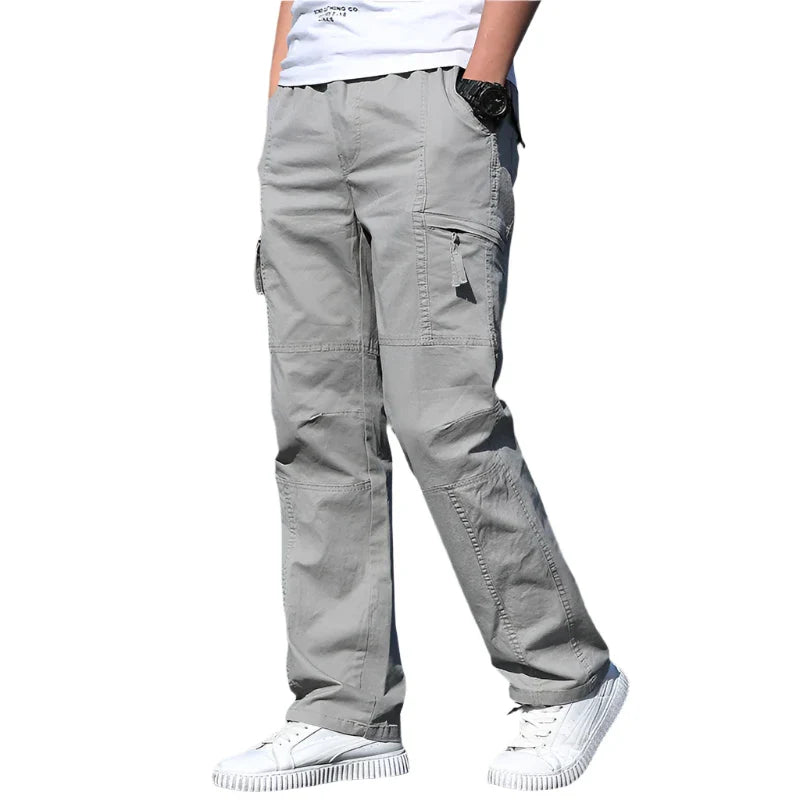 Alessio – Relaxed-Fit Katoenen Casual Broek voor Heren