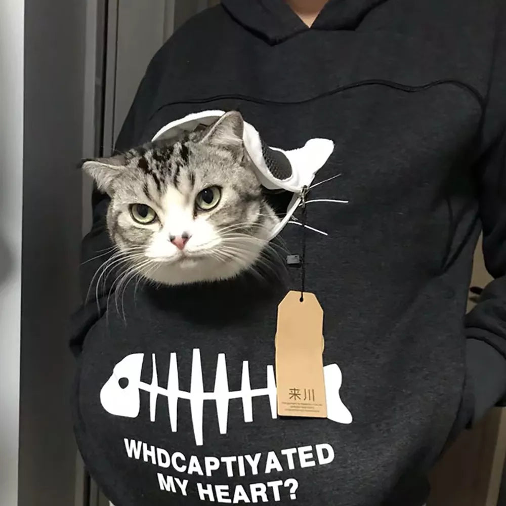 MeowModa Cat Lovers Knuffelbuidel Hoodie