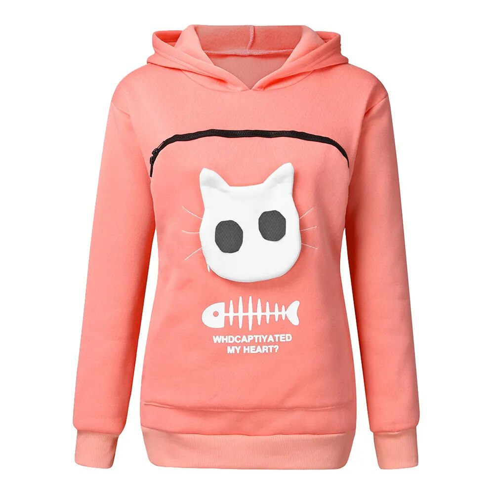 MeowModa Cat Lovers Knuffelbuidel Hoodie