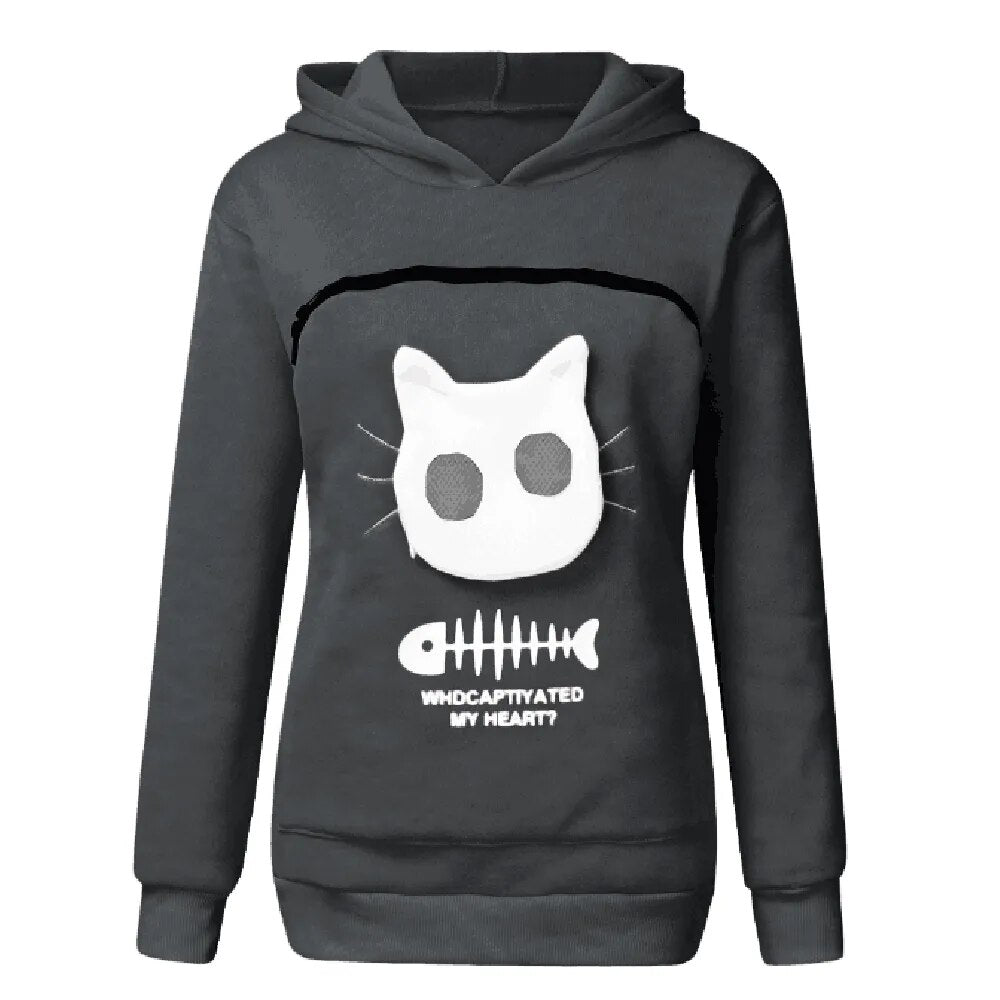 MeowModa Cat Lovers Knuffelbuidel Hoodie