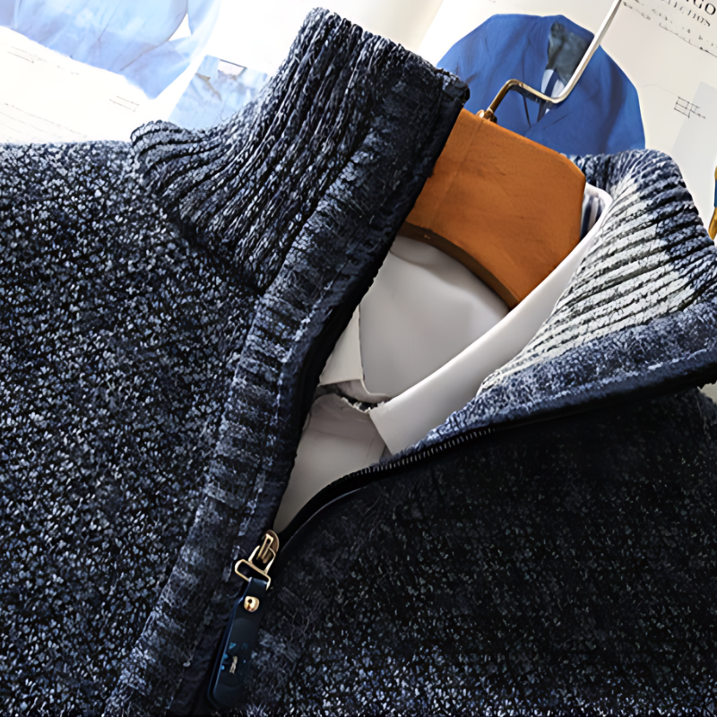 CarloBianchi Gebreide Trui Voor Mannen