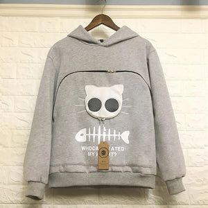 MeowModa Cat Lovers Knuffelbuidel Hoodie