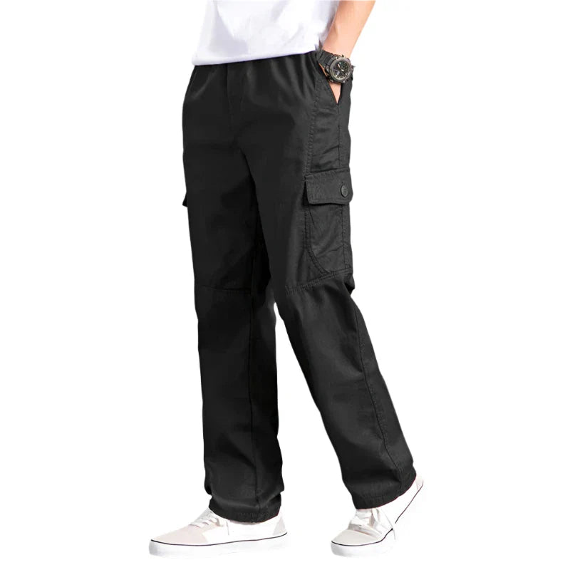 Alessio – Relaxed-Fit Katoenen Casual Broek voor Heren