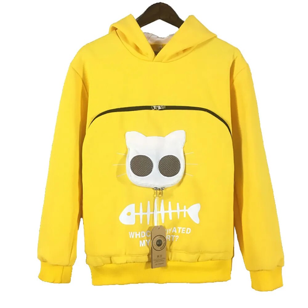 MeowModa Cat Lovers Knuffelbuidel Hoodie