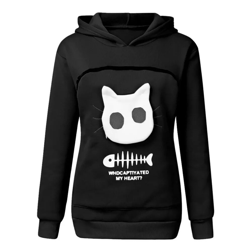MeowModa Cat Lovers Knuffelbuidel Hoodie