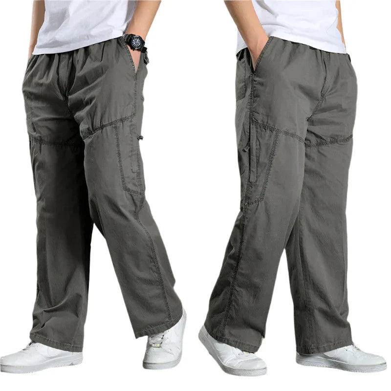 Alessio – Relaxed-Fit Katoenen Casual Broek voor Heren