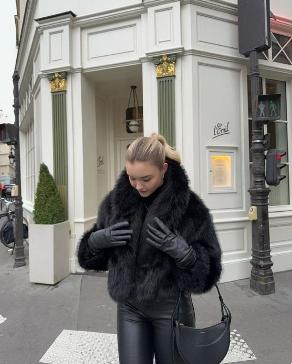 Sofia – Luxe Faux Fur Winterjas voor Dames