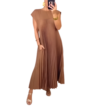 Chiara – Tijdloos Comfort Dames Midi Jurk