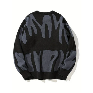 Luca – Oversized Heren Gebreide Trui met Warme Voering