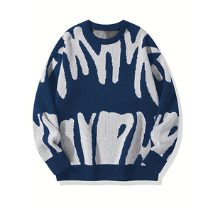 Luca – Oversized Heren Gebreide Trui met Warme Voering